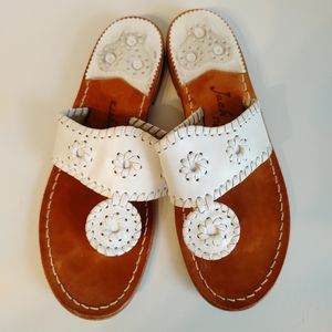 Jack Rogers Sandals White Size 6